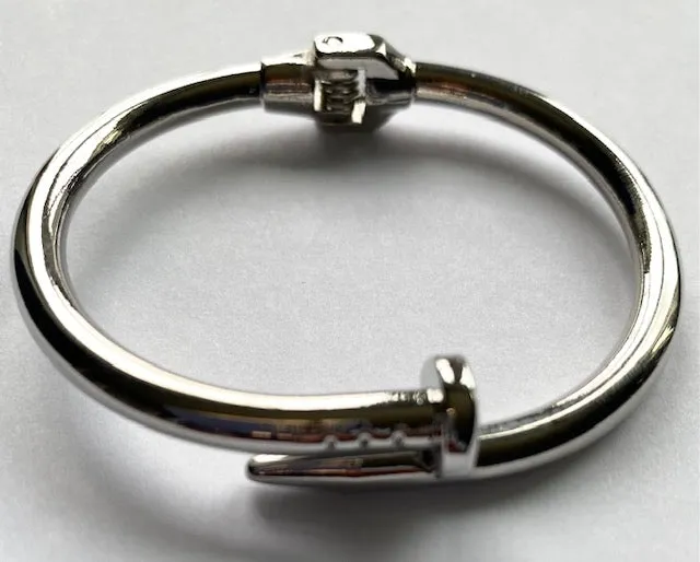 Nail Head Open Bracelet