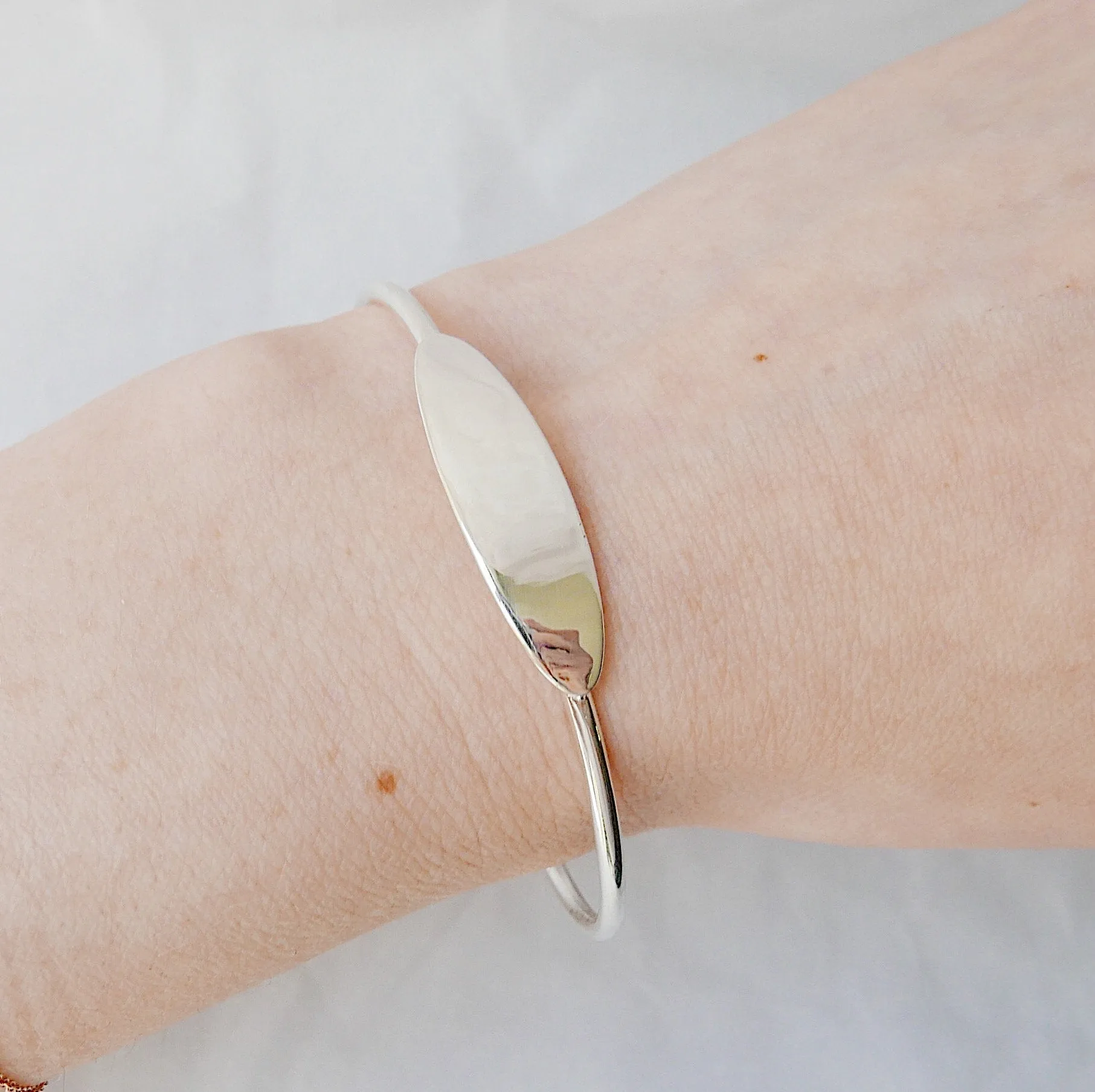 Nameplate Cuff Bracelet