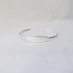 Nameplate Cuff Bracelet