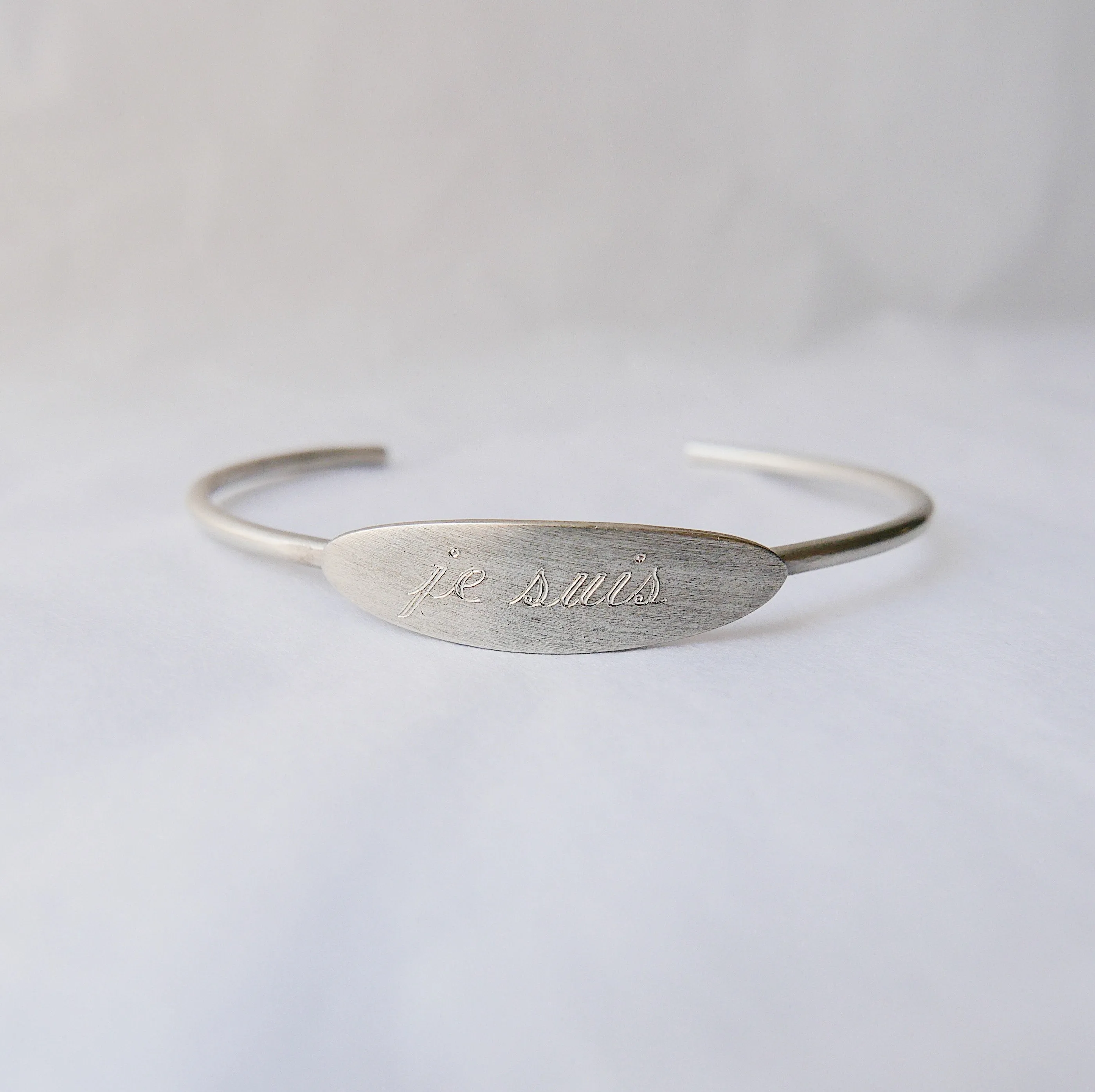 Nameplate Cuff Bracelet