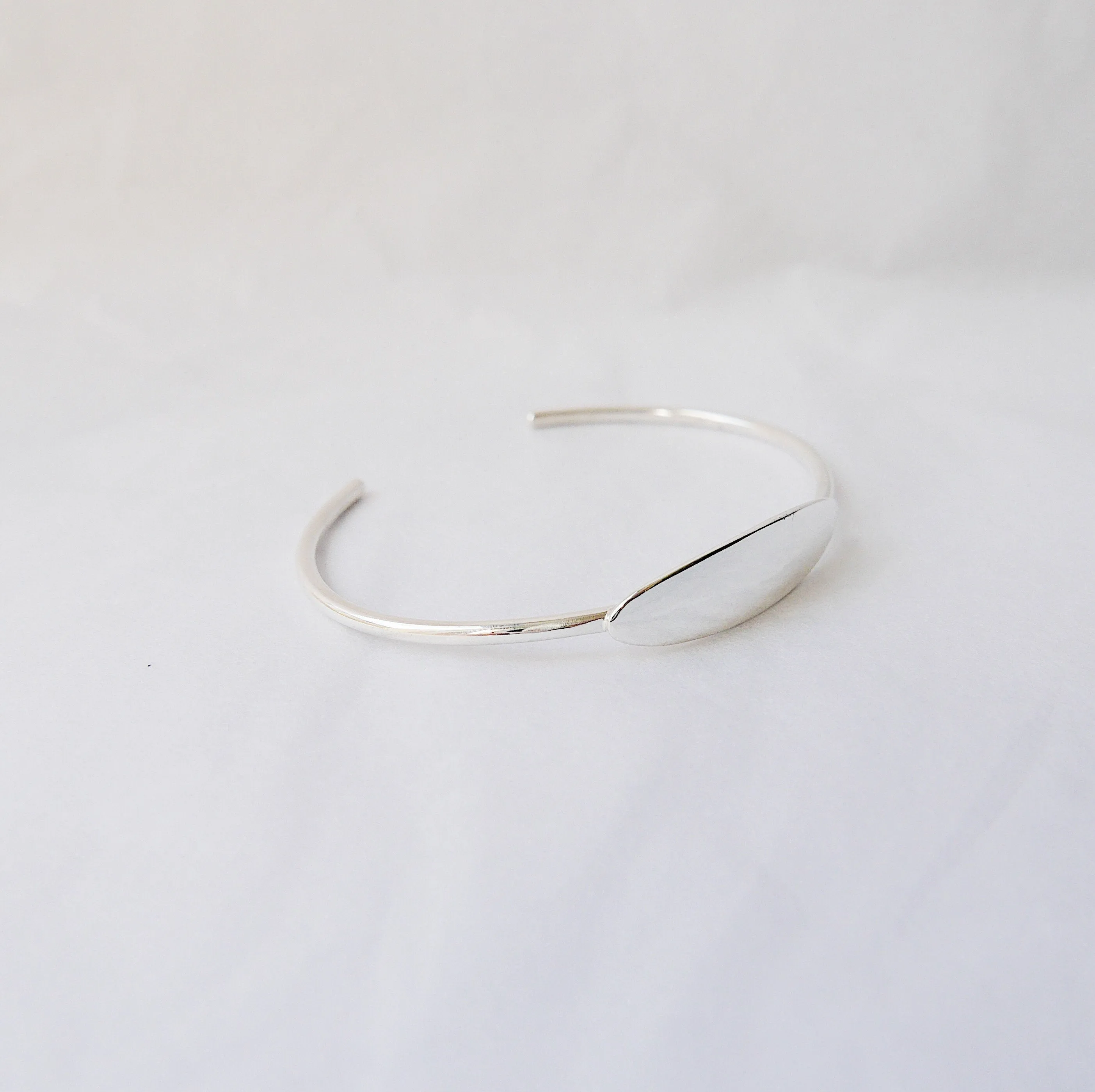 Nameplate Cuff Bracelet