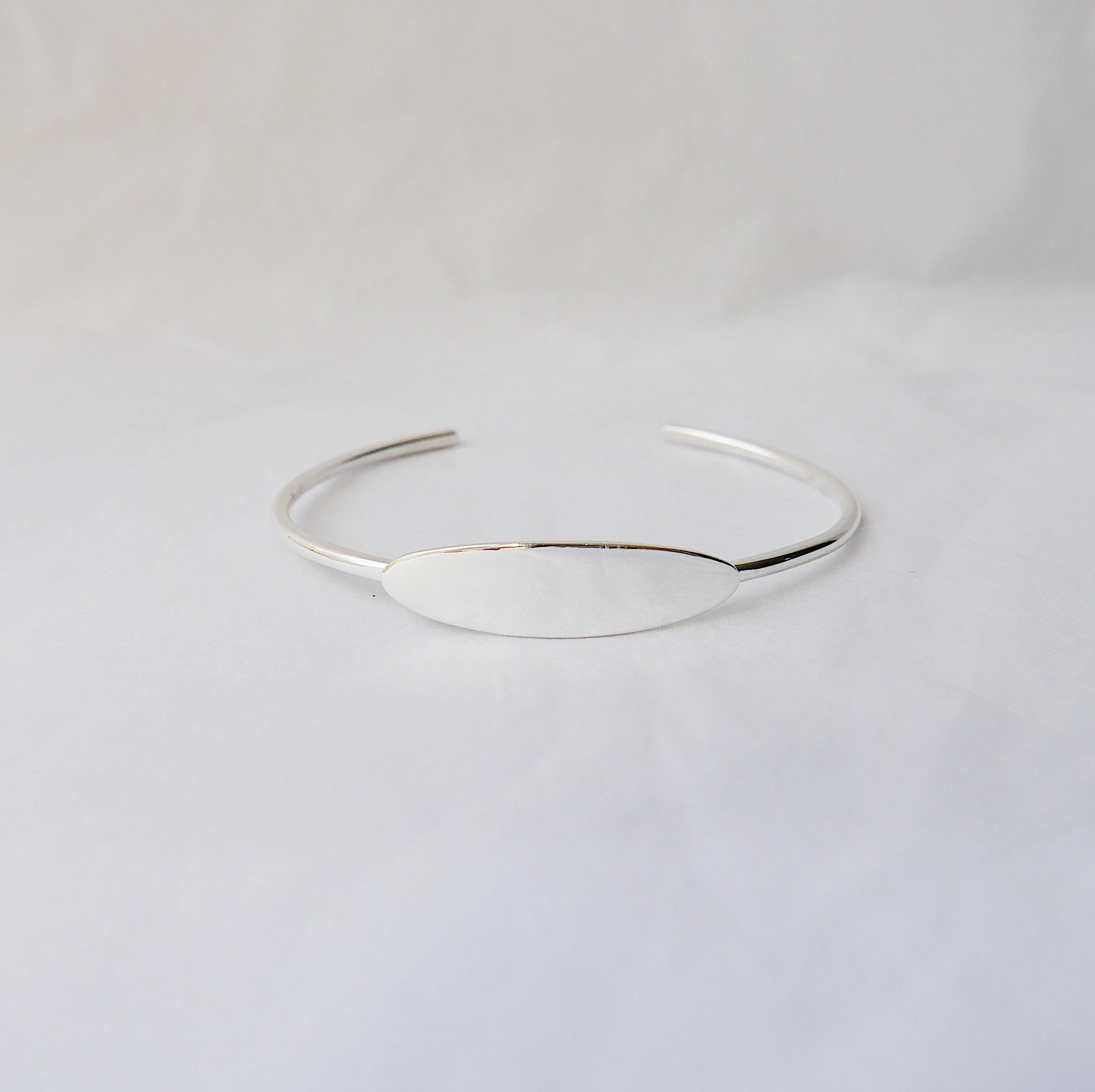 Nameplate Cuff Bracelet