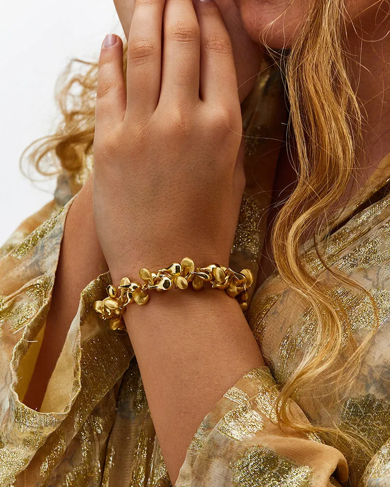 Nanis 18k Yellow Gold Diamond Bracelet