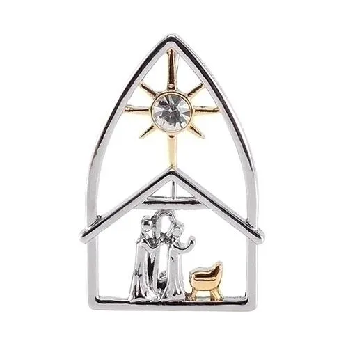 Nativity Pin - Oh Holy Night
