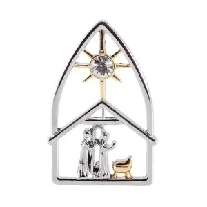 Nativity Pin - Oh Holy Night