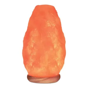 Natural Ionic Himalayan Salt Crystal Lamp with Wooden Base