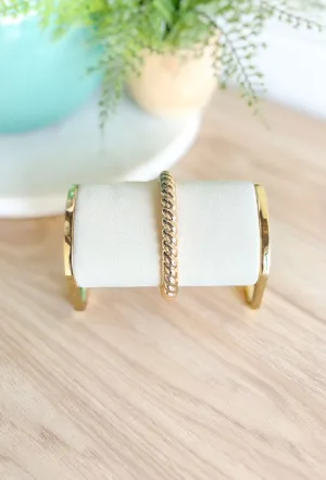 Nice To Know Bracelet in Gold