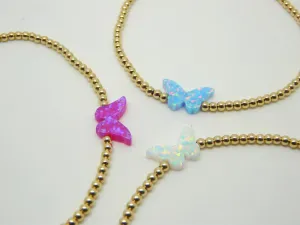 Opal Butterfly Bracelet – A Delicate Beauty