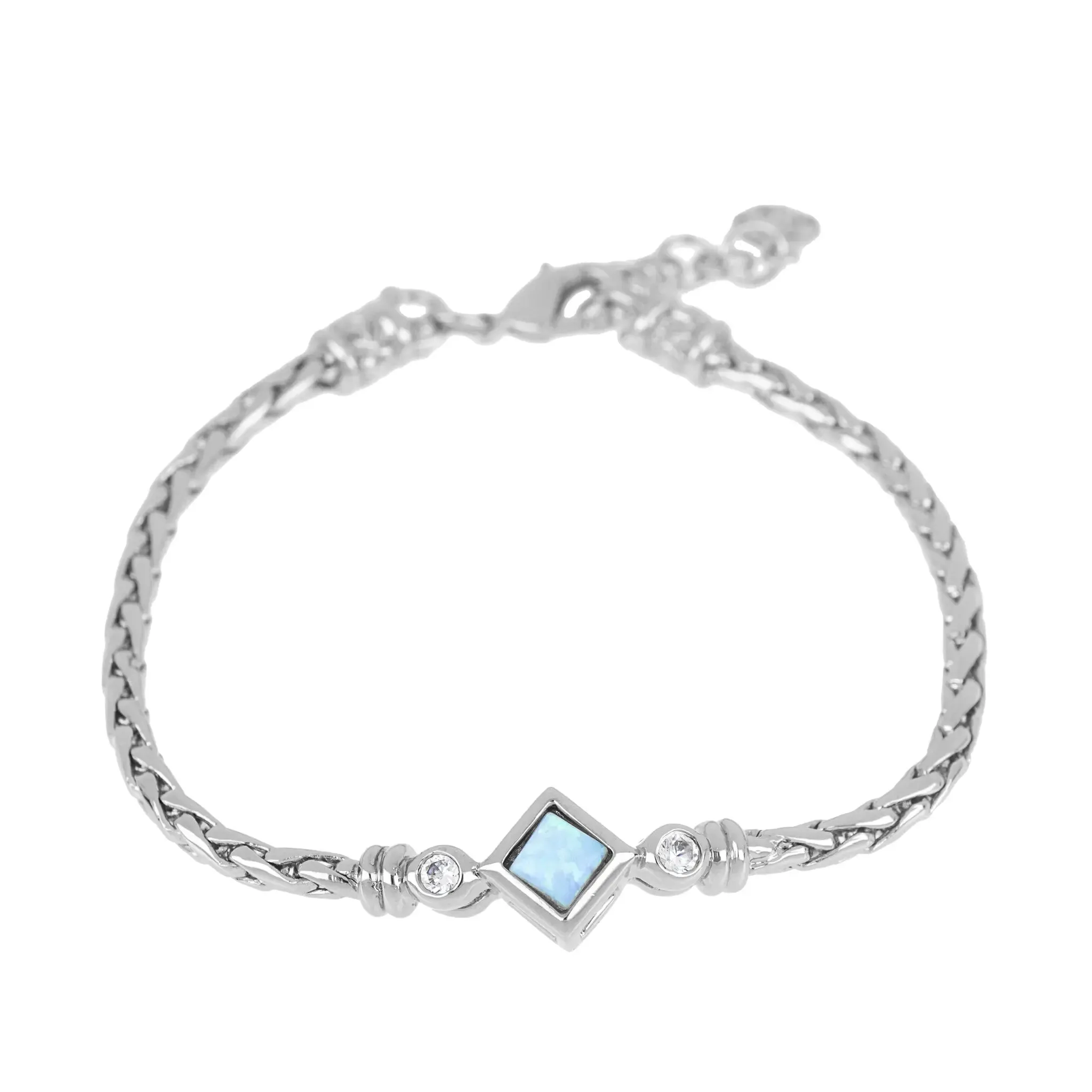 Opalas do Mar Collection - Single Strand Blue Diamond Opal Bracelet