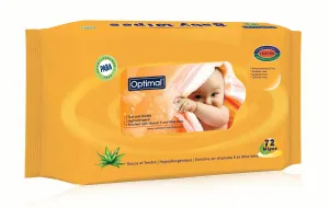 Optimal Wipes Natural x 72
