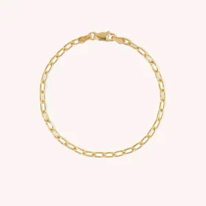 Oval Paperclip Bracelet