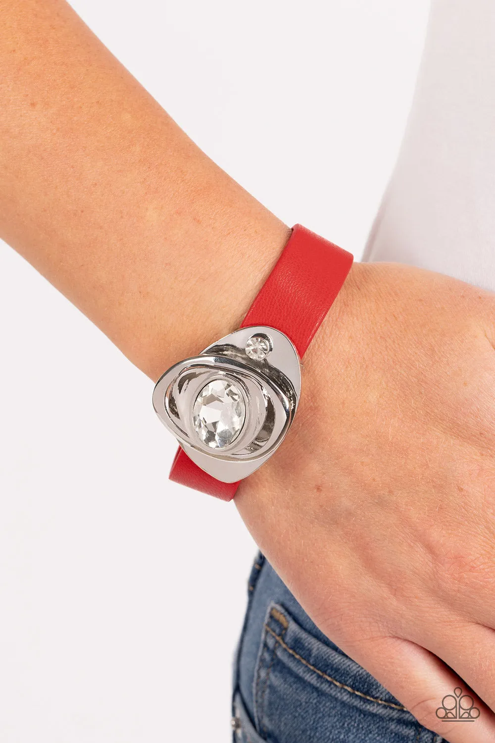 Paparazzi Pasadena Prairies Bracelet Red