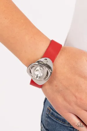 Paparazzi Pasadena Prairies Bracelet Red