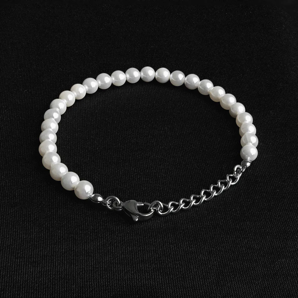 Pearl Bracelet - Silver
