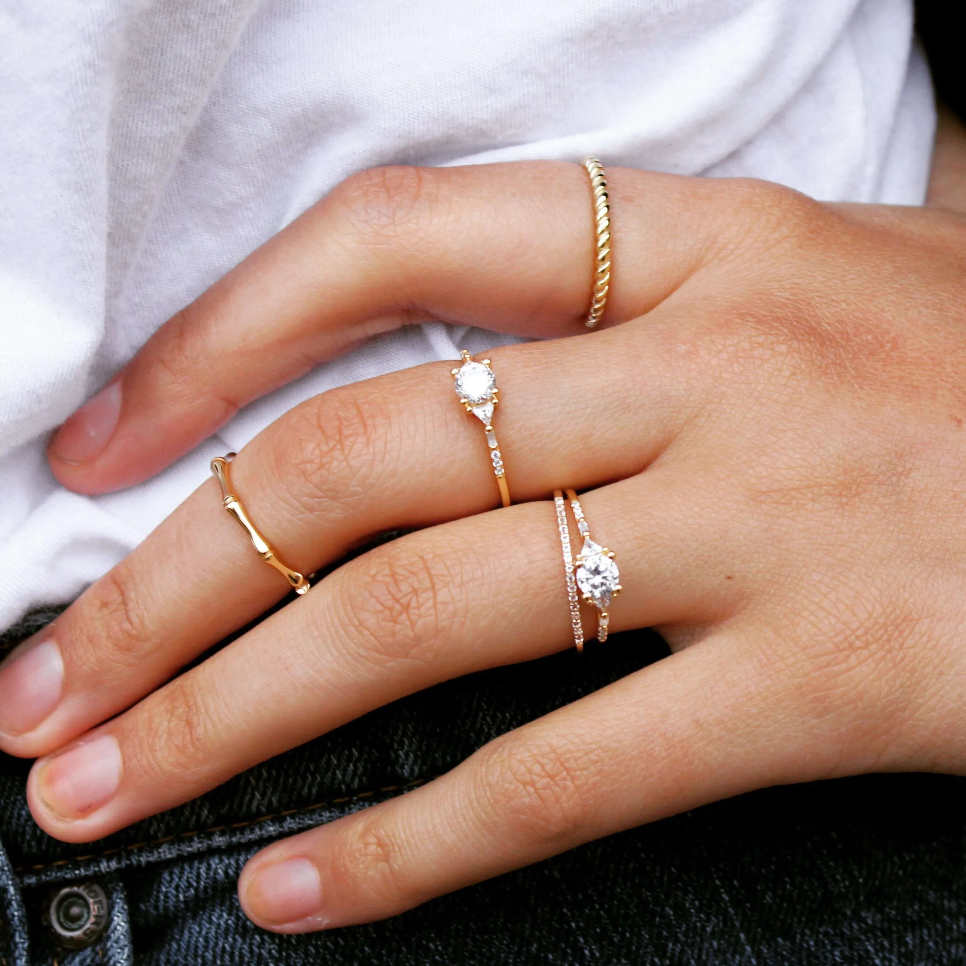Petite Dahlia Ring