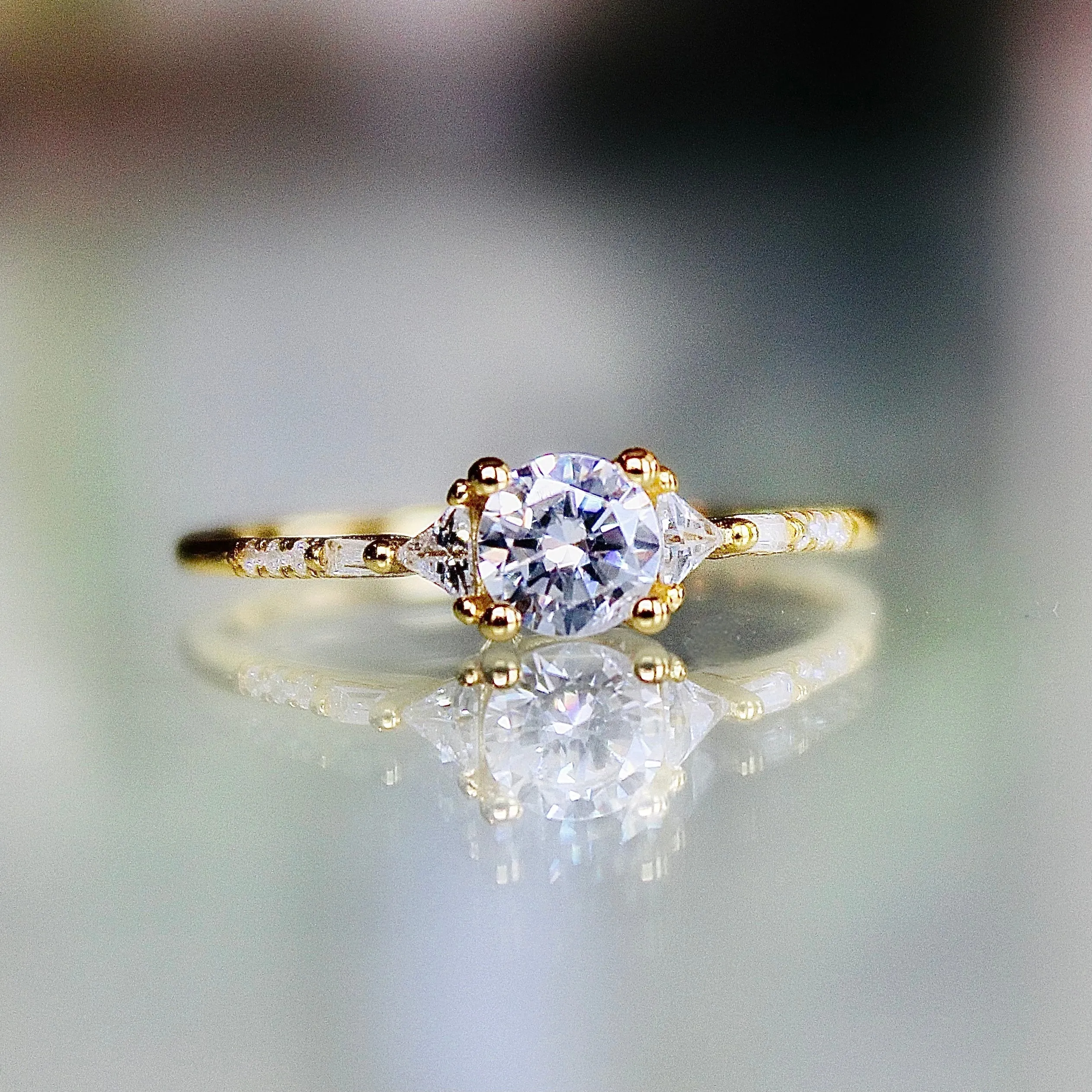 Petite Dahlia Ring