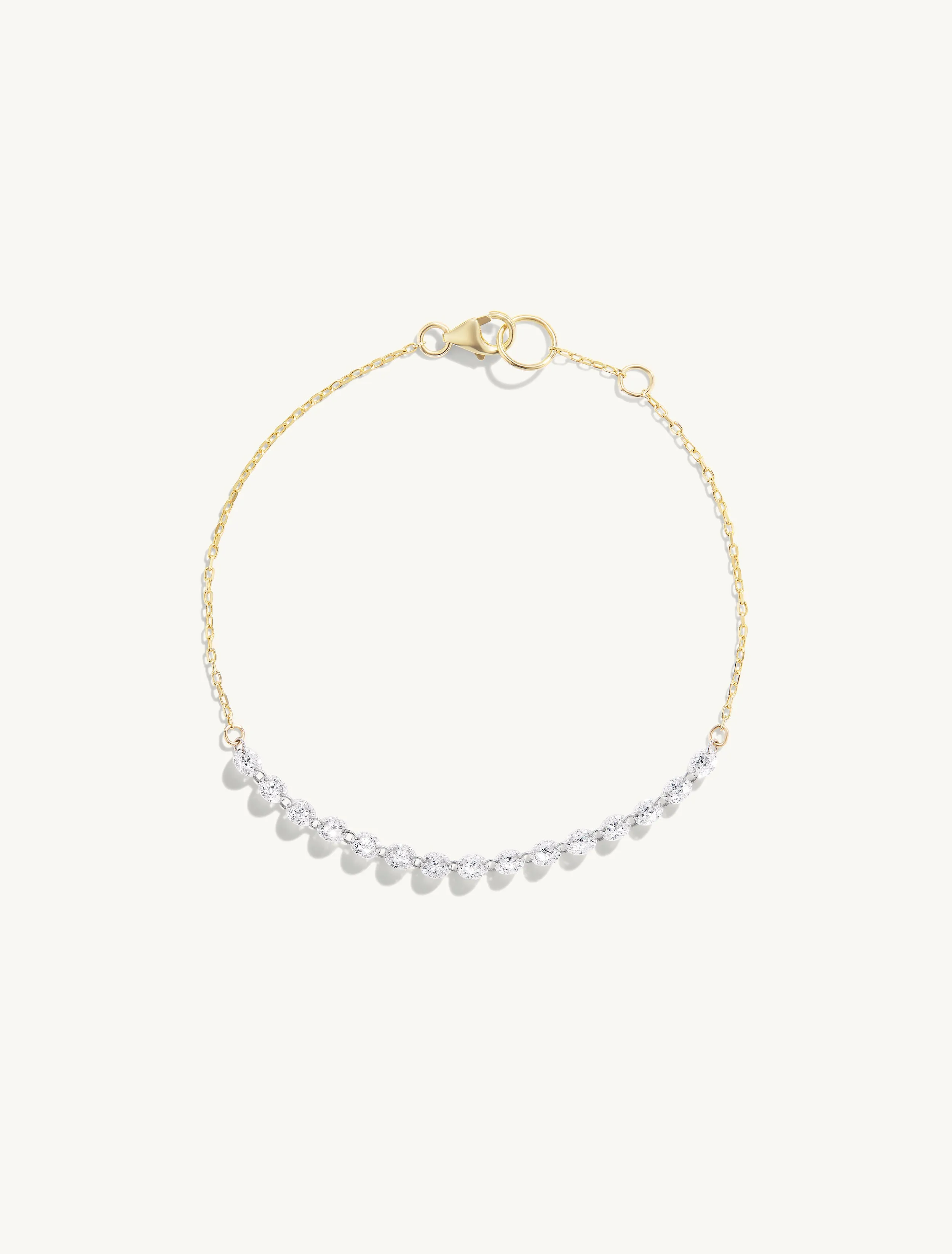 Petite Pierced Tennis Bracelet