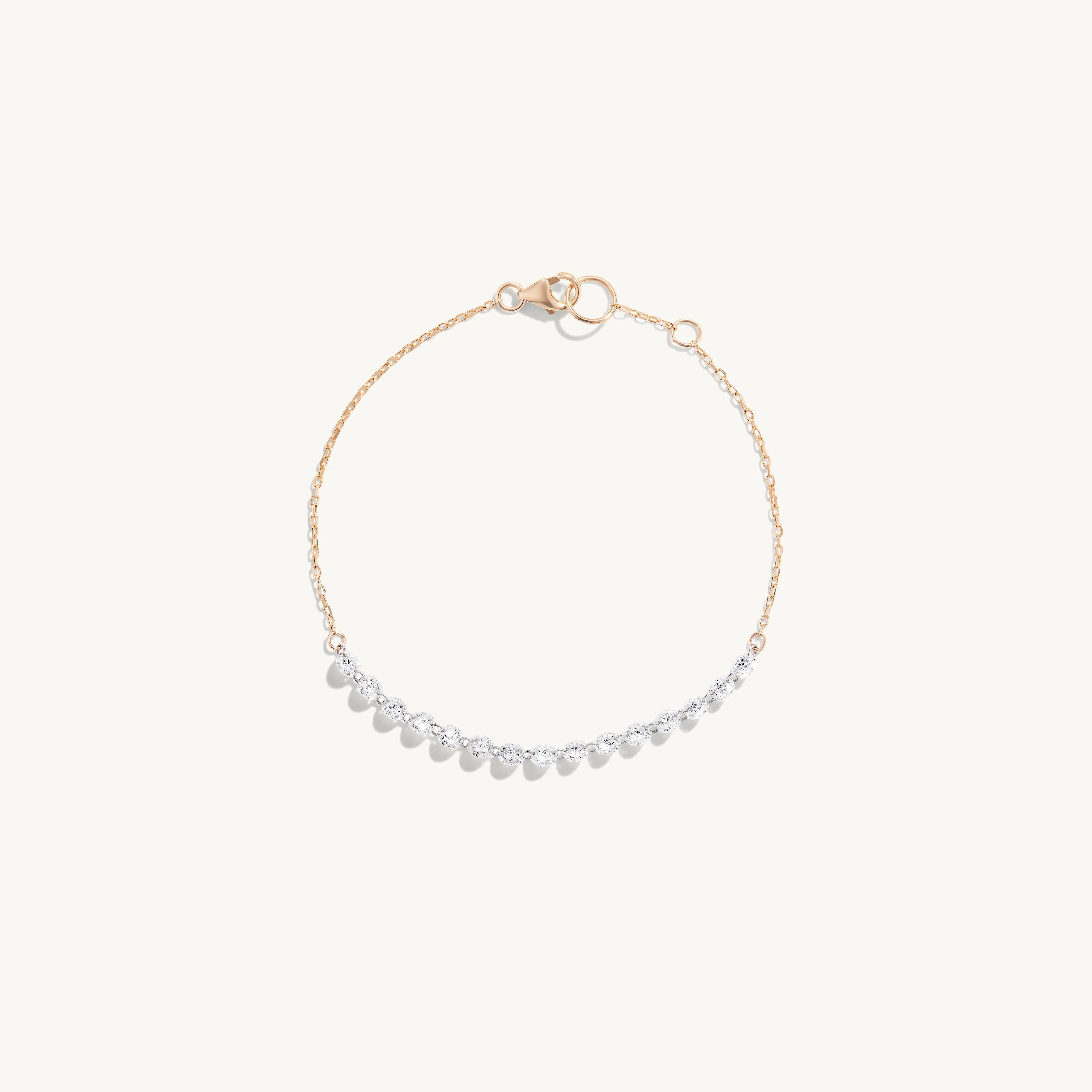 Petite Pierced Tennis Bracelet