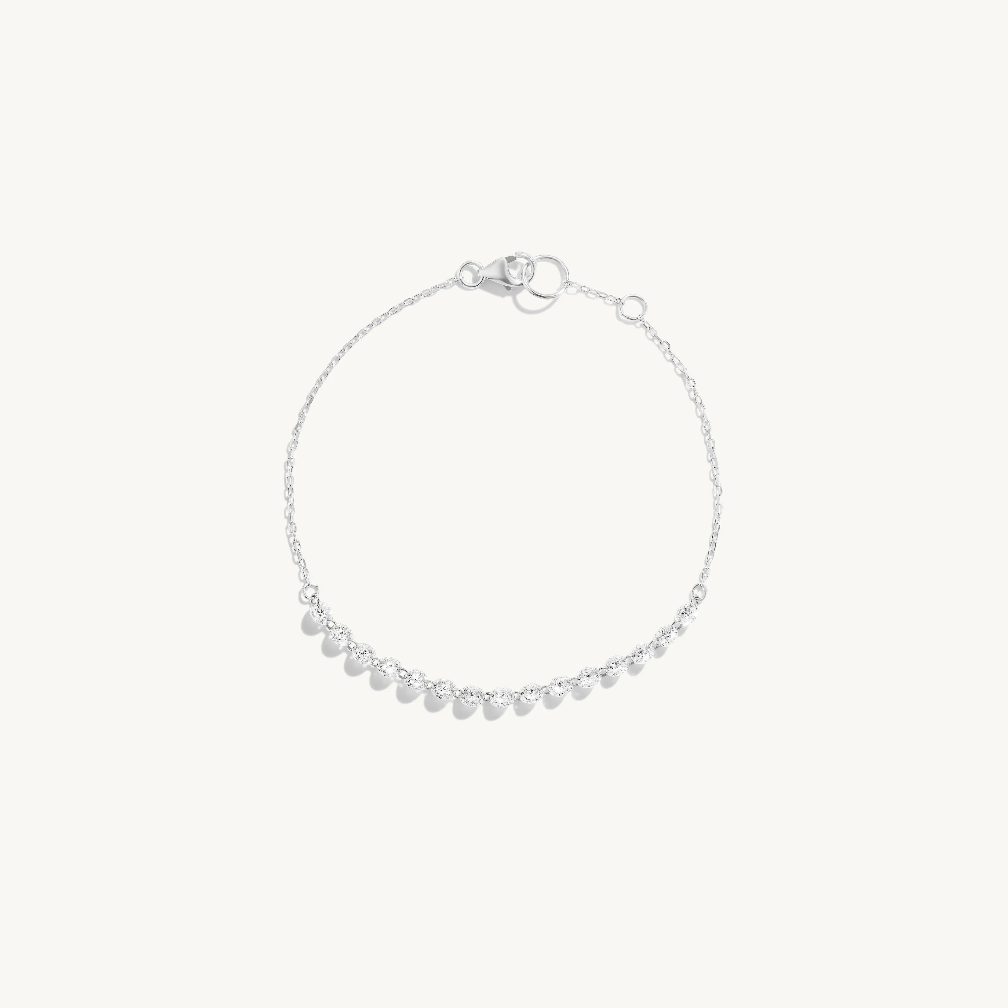 Petite Pierced Tennis Bracelet