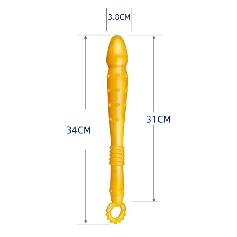 Plug Anal Silicone pearly gold b