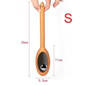 Plug Anal Silicone Perle bâton Ball Gold S