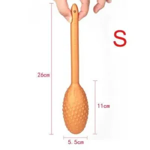 Plug Anal Silicone Perle bâton Gold S