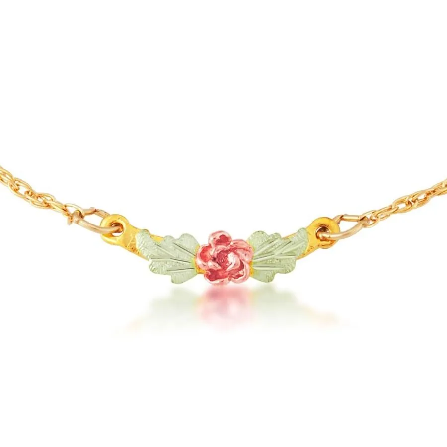 Prettiest Rose Ankle - Black Hills Gold Bracelet