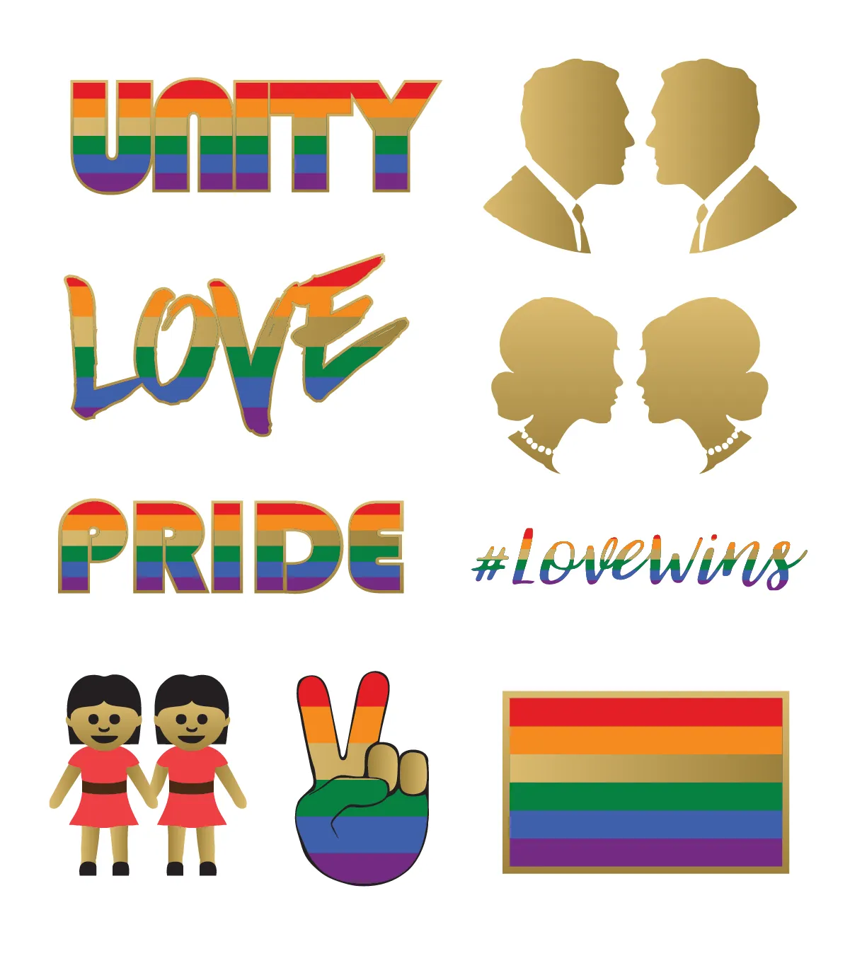 Pride (Medium sheet)