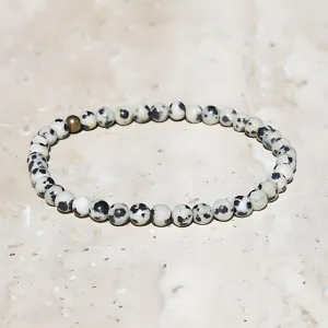 "Balance" Dalmatian Jasper Delicate Bracelet