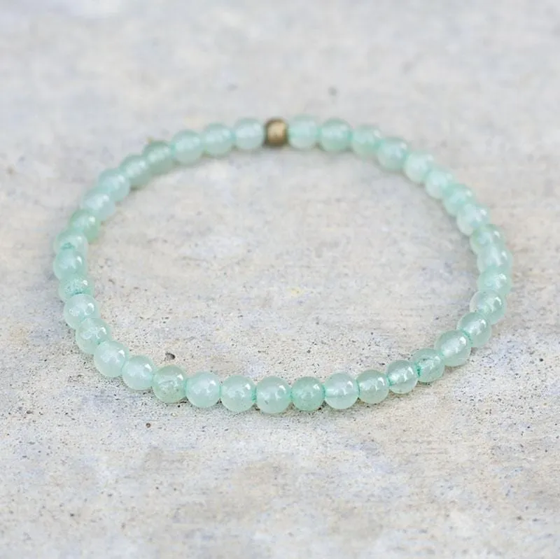 "Heart" Aventurine Delicate Bracelet