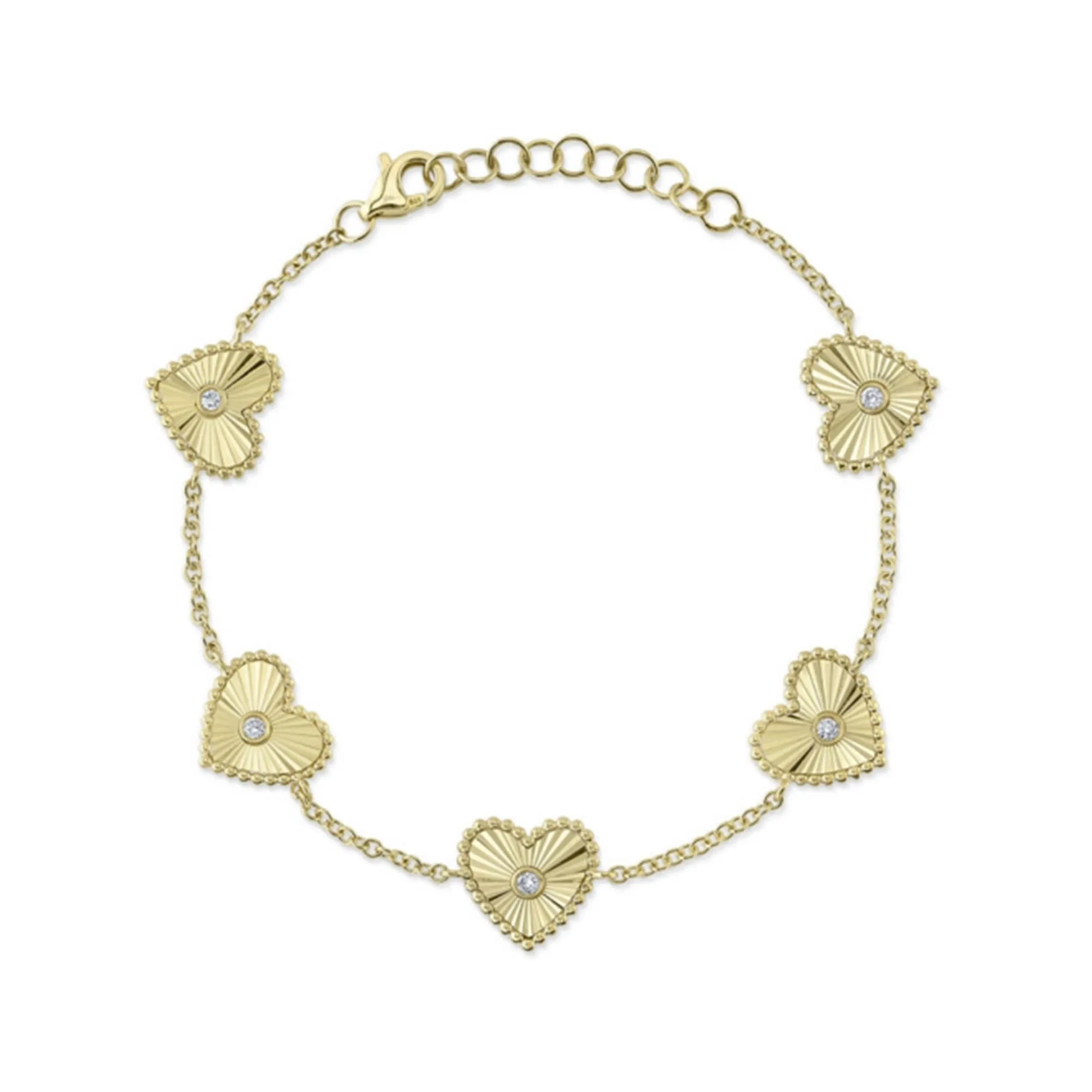 Radiating Heart Bracelet