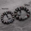 Real Solid 925 Sterling Silver Bracelet Beaded Lection Animals PiXiu Lobular Red Sandalwood Jewelry