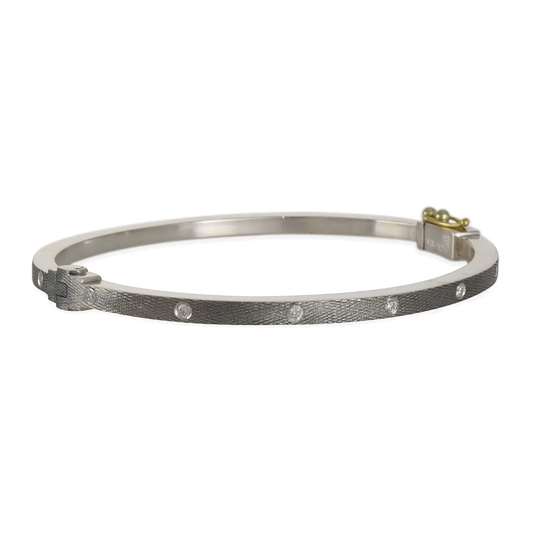 Rene Escobar - Thin Carol Bracelet in Sterling Silver