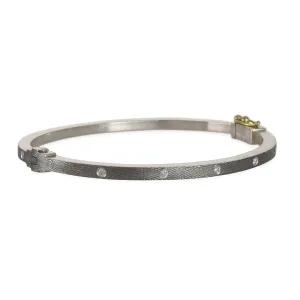Rene Escobar - Thin Carol Bracelet in Sterling Silver