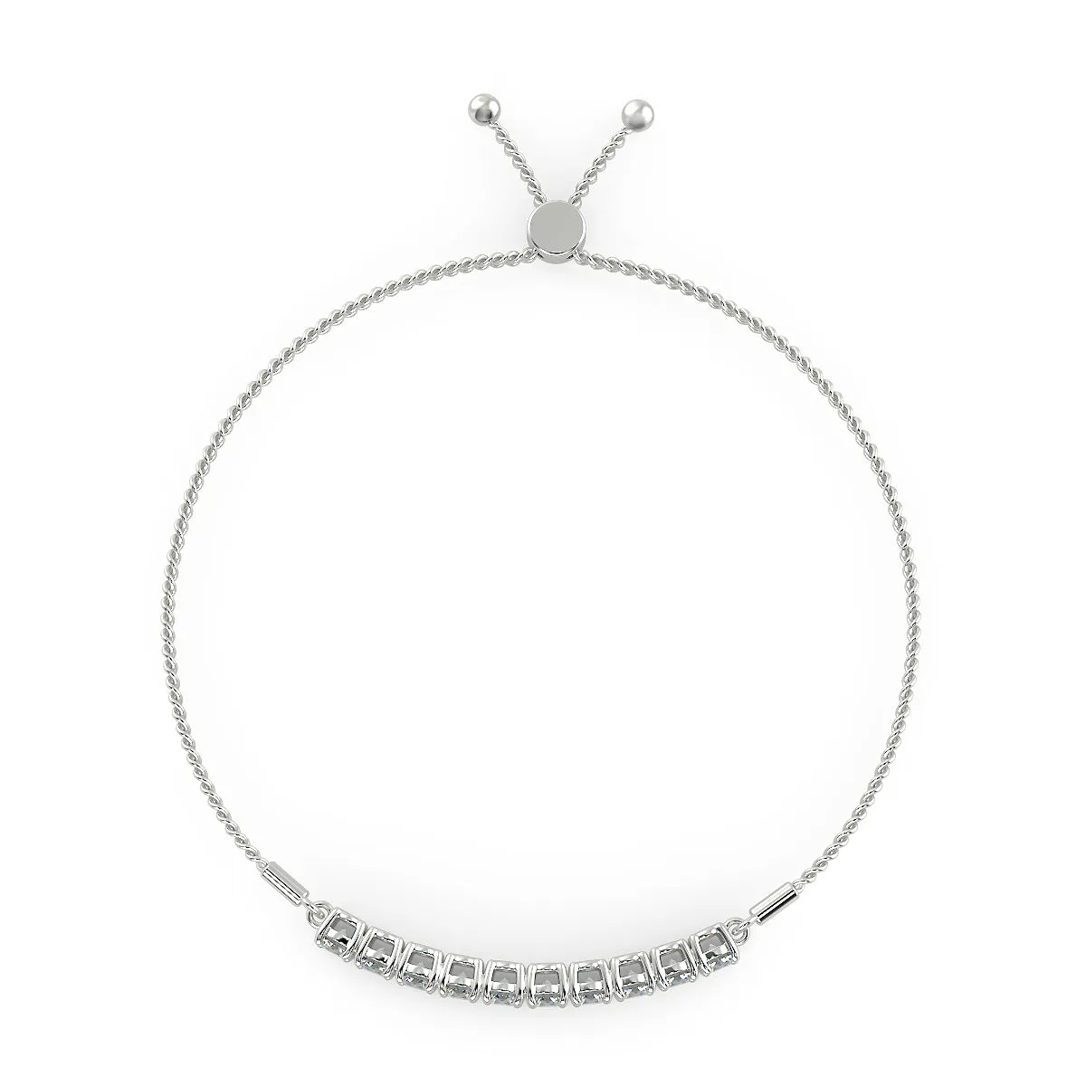 River of Light Bracelet in 14K White Gold (1.00 Ct. Tw.)