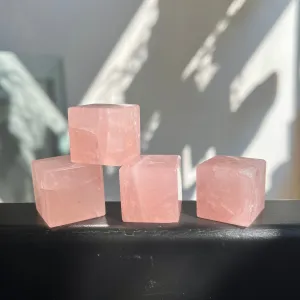 Rose Quartz Cube