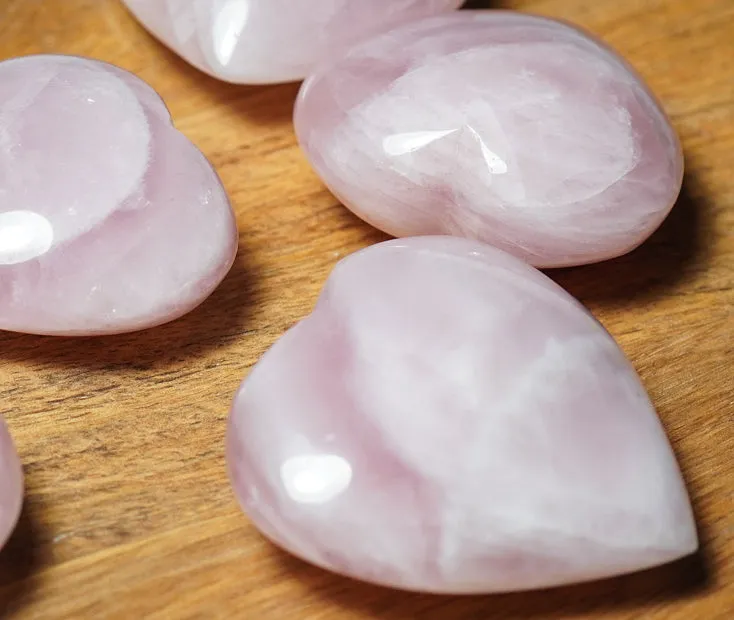 Rose Quartz Heart