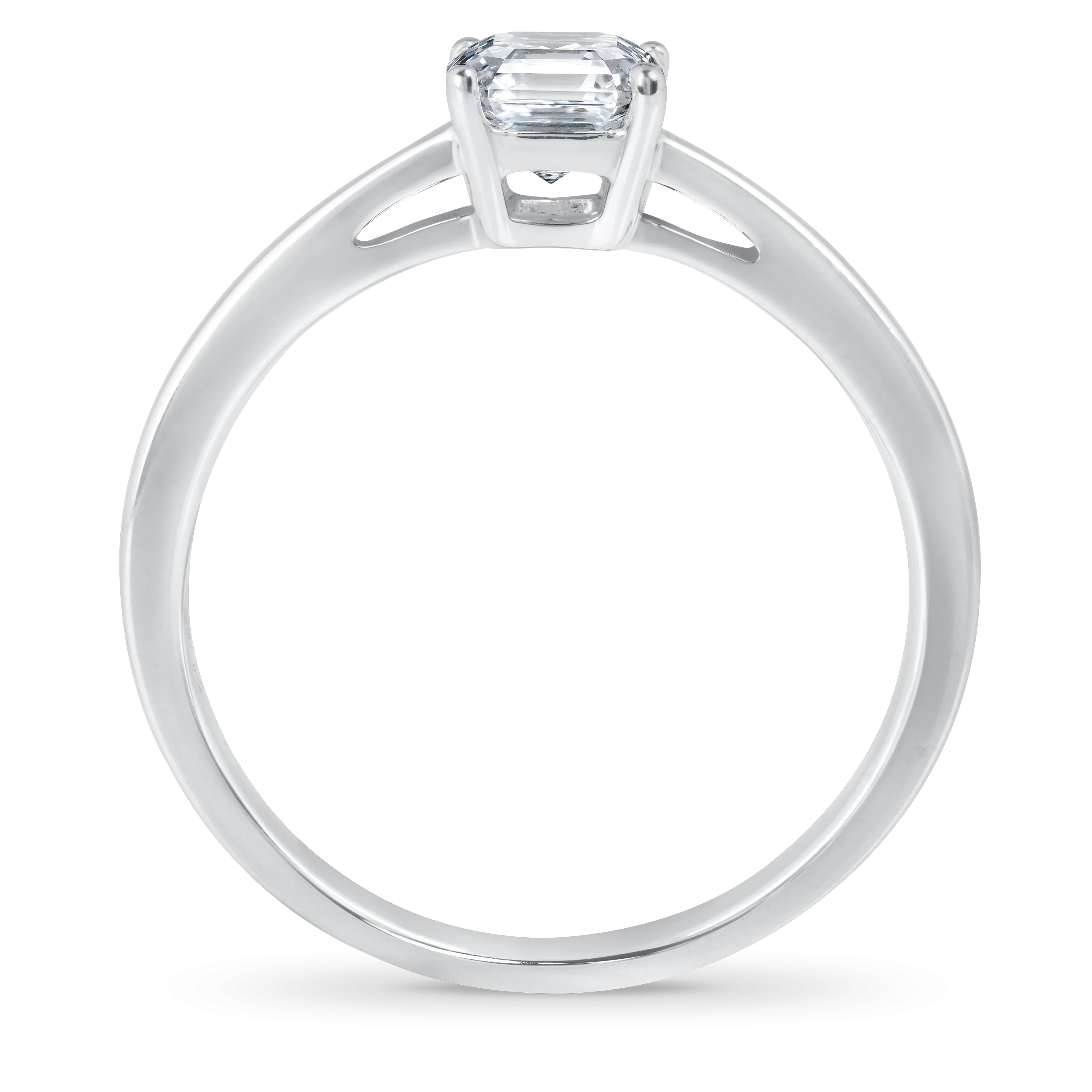 Royal Asscher Cut - Faustina Diamond Engagement Ring