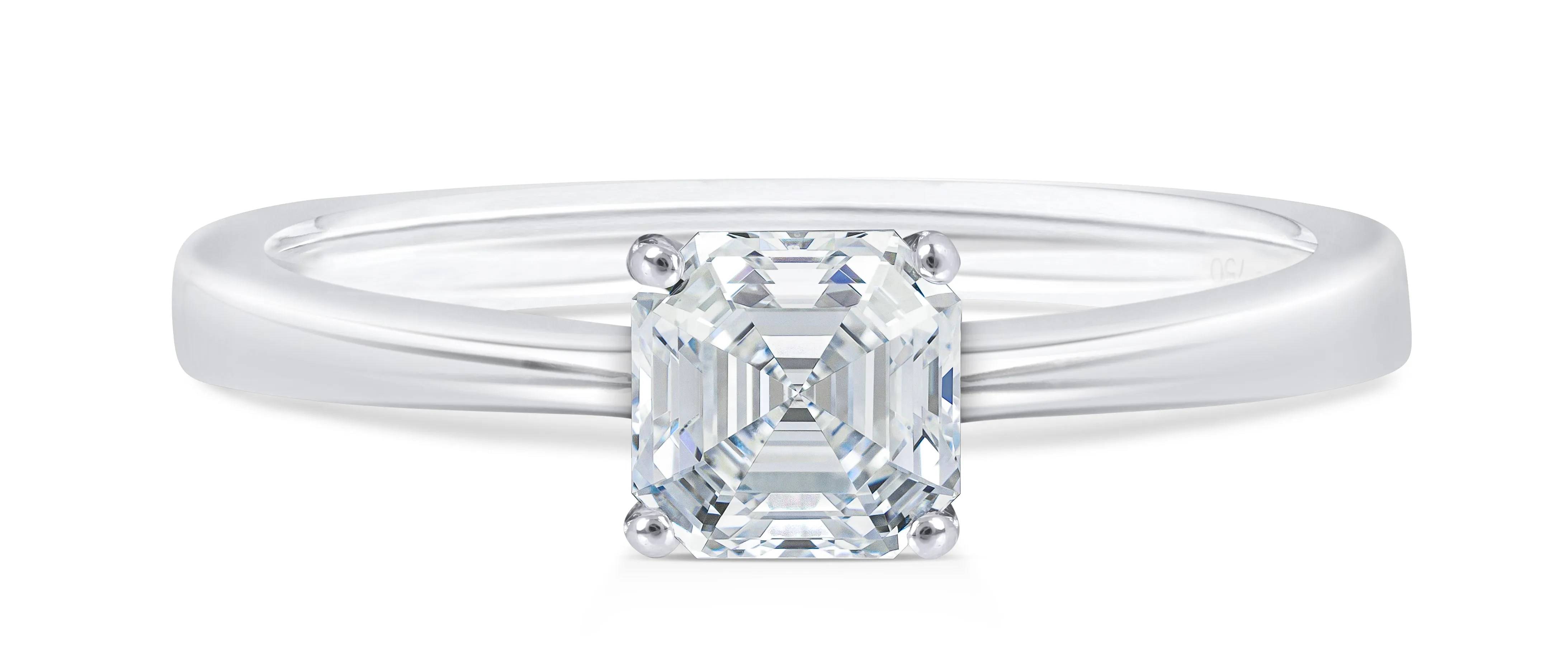 Royal Asscher Cut - Faustina Diamond Engagement Ring
