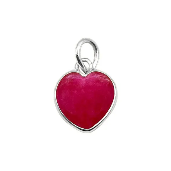 Ruby Crystal Heart for Prosperity