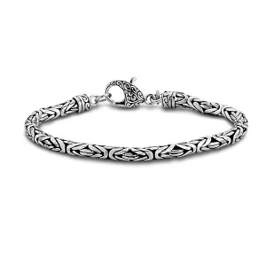 Samuel B. Sterling Silver Byzantine Bracelet, 7" (96984)