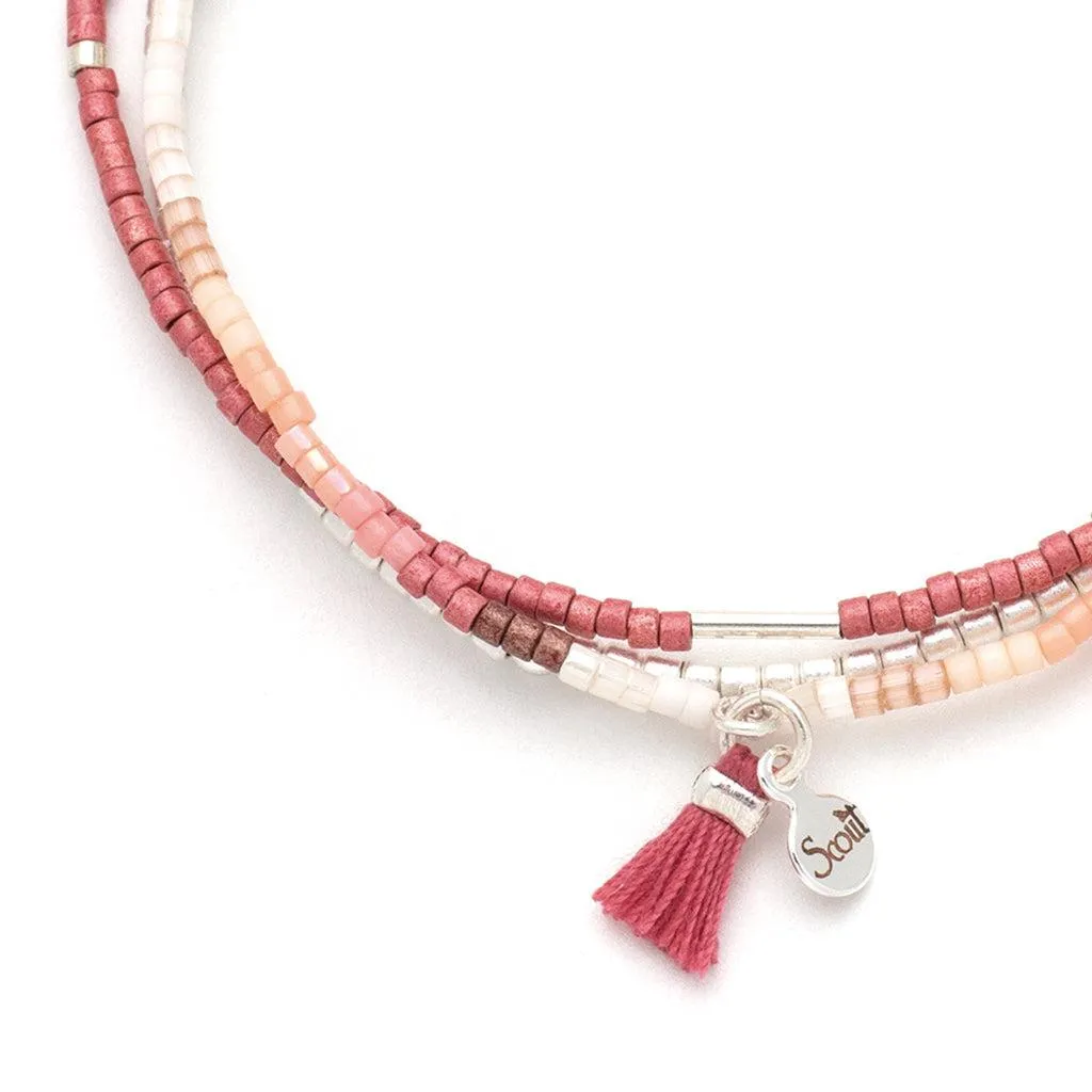 Scout Curated Wears Chromacolor Miyuki Bracelet Trio - Blush Multi