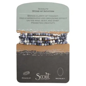 Scout Curated Wears Stone Wrap Bracelet/Necklace - Sodalite