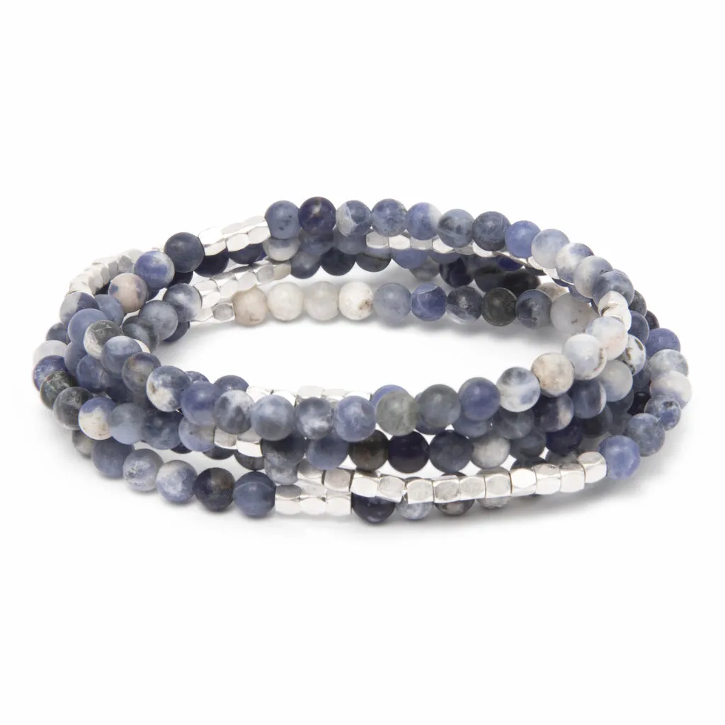 Scout Curated Wears Stone Wrap Bracelet/Necklace - Sodalite