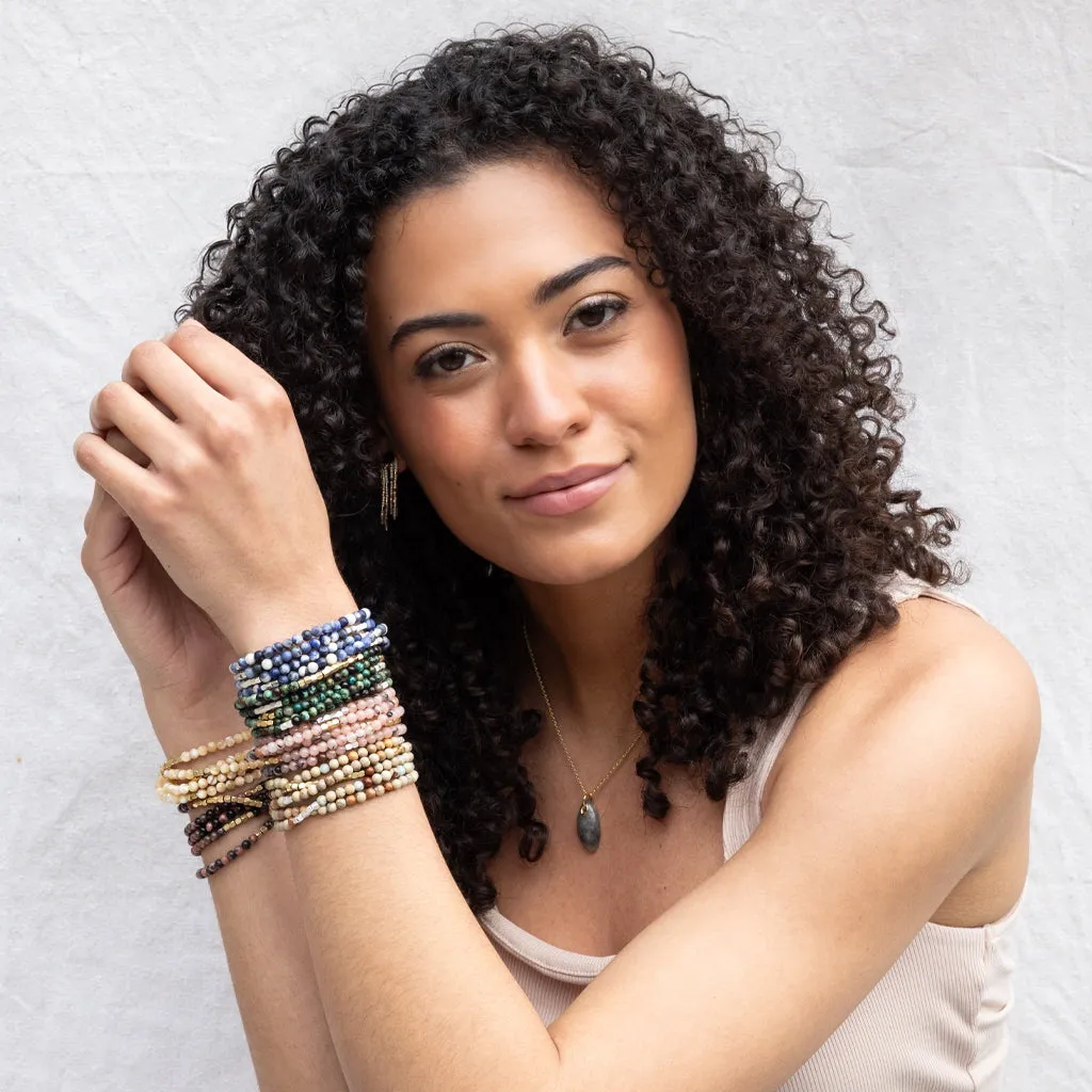 Scout Curated Wears Stone Wrap Bracelet/Necklace - Sodalite