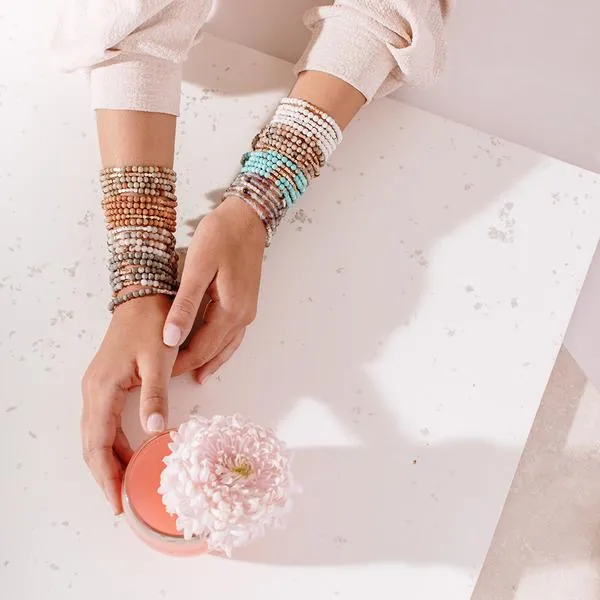 Scout Curated Wears Stone Wrap Bracelet/Necklace - White Lava