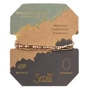 Scout Delicate Stone Rhodochrosite - Stone of Love