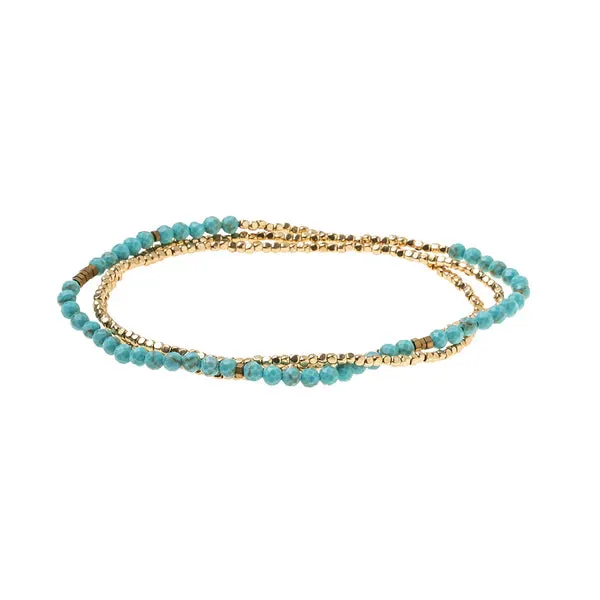 Scout Delicate Stone Turquoise/Gold - Stone of the Sky