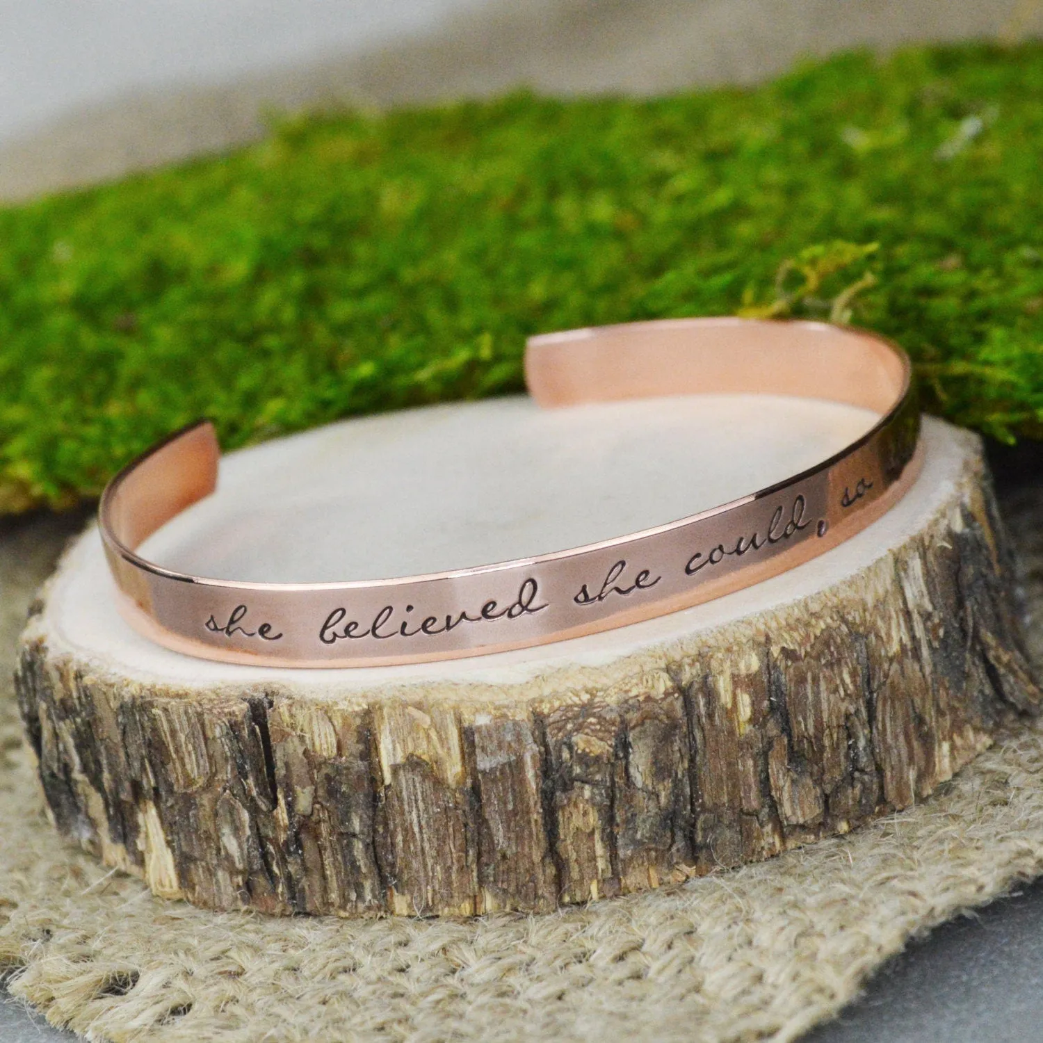 She Believed She Could So She Did Bracelet