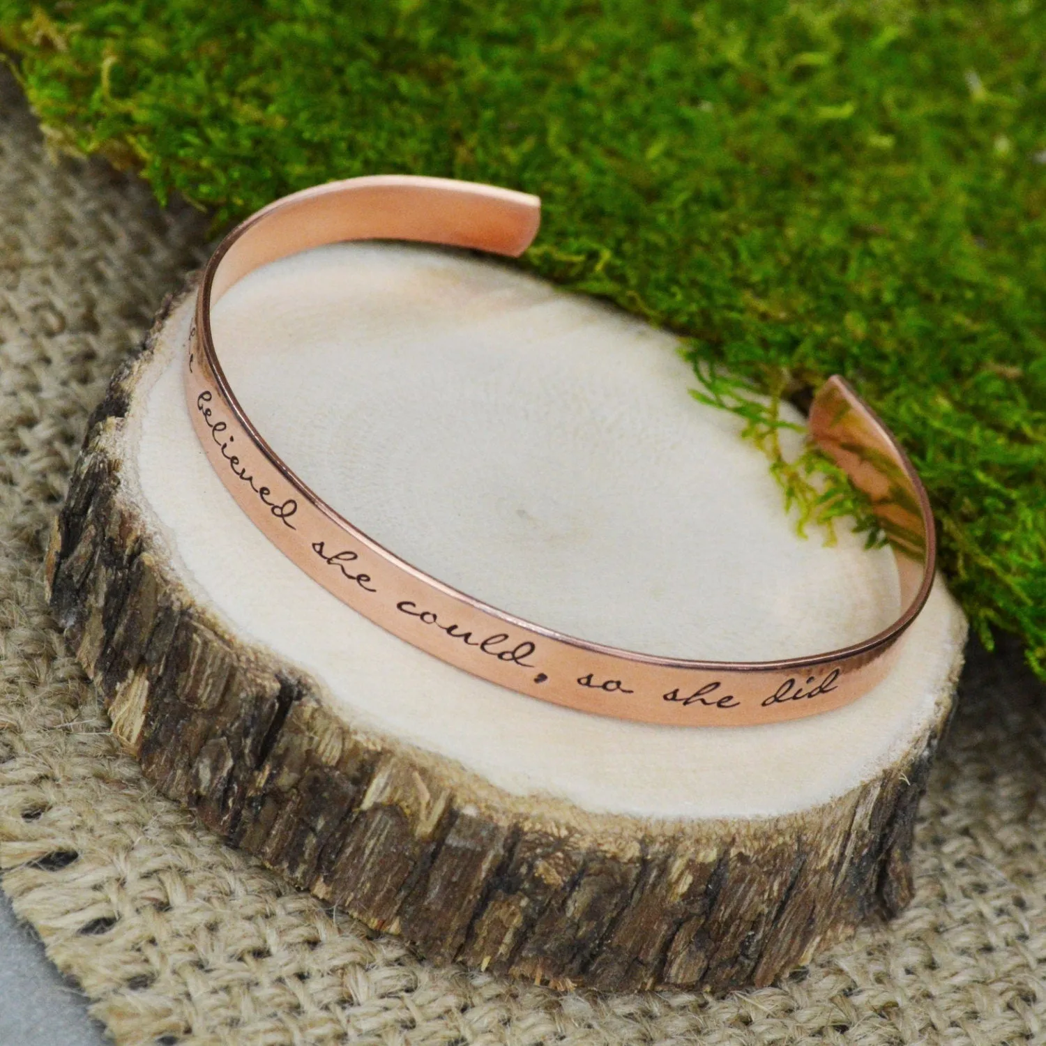 She Believed She Could So She Did Bracelet